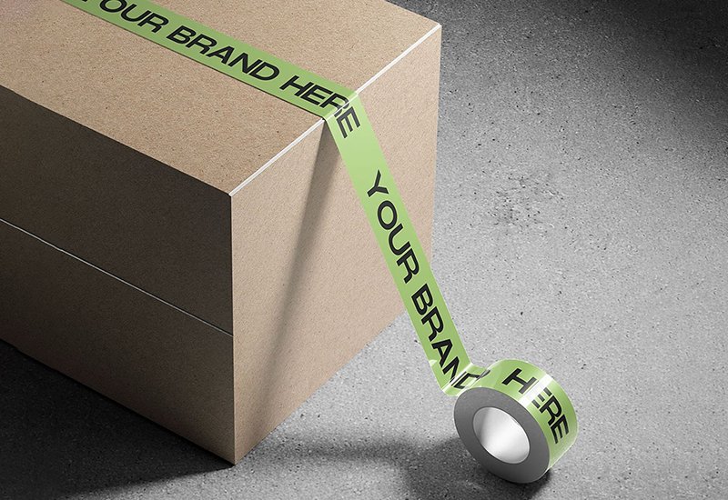 Clothing Branded Sticky Tape